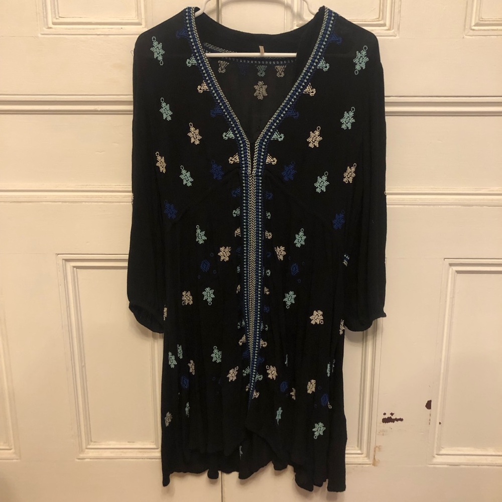 Free People embroidered dress